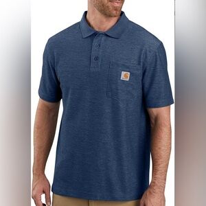 Carhartt Blue Polo Shirt